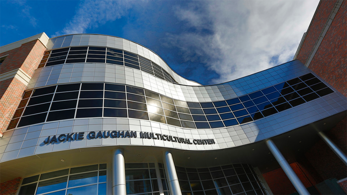 Exterior of the Jackie Gaughan Multicultural Center.